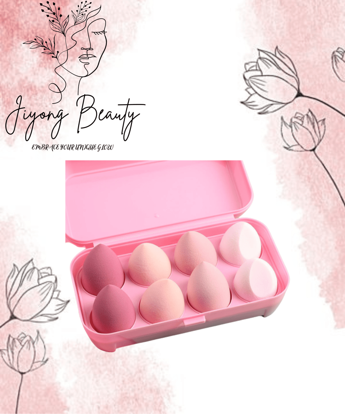 4/8 PCS CUTE MAKE-UP BEAUTY BLENDER